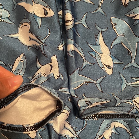 Black Milk Mr. Shark Leggings NWOT - Picture 3 of 4